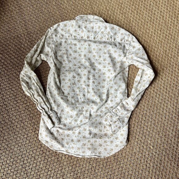 Vintage Women’s US Polo Assn Floral Button Up Blouse Sz Large - Picture 2 of 8